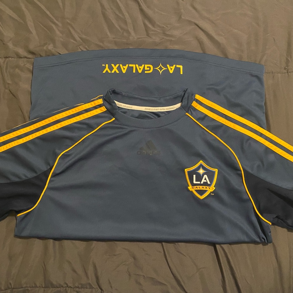 Adidas MLS LA Galaxy Training Soccer Top - Picture 4 of 5